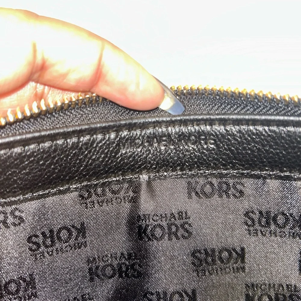 Michael Kors‎ Black Long Zippy Wallet
